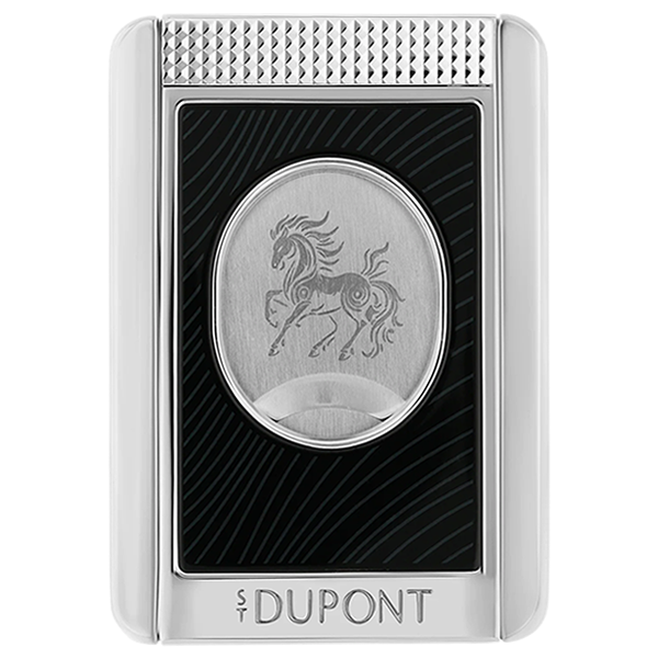 S.T. DUPONT ΠΟΥΡΟΚΟΦΤΗΣ ΜΑΥΡΟΣ ΜΕ ΣΧΕΔΙΟ ΑΛΟΓΟ ΤΗΣ ΦΩΤΙΑΣ