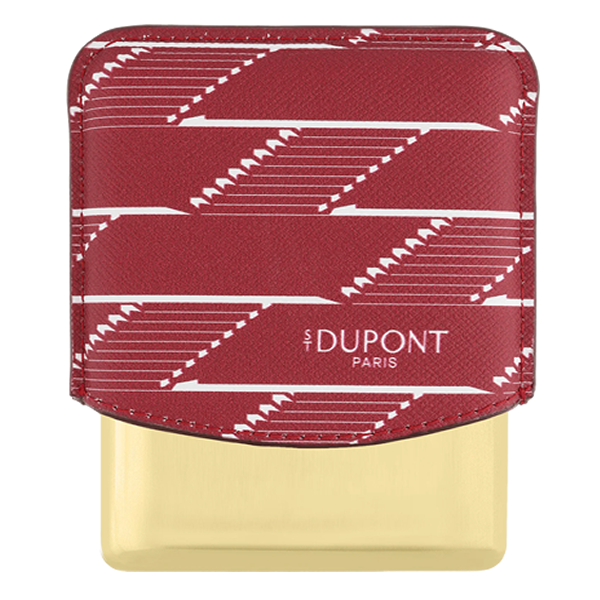 S.T. DUPONT  CIGARETTE CASE 1872 MONOGRAM BURGUNDY