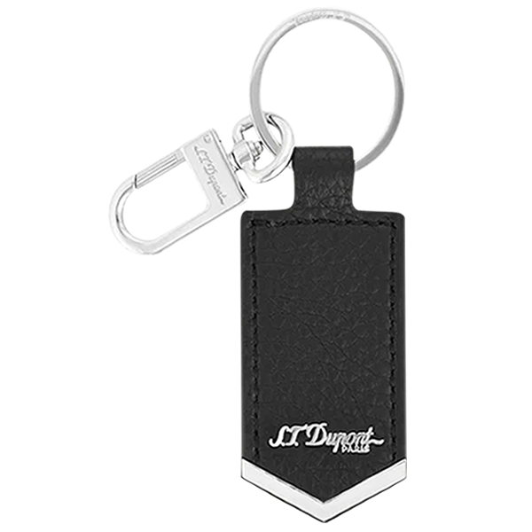 S.T. DUPONT ΜΕΤΑΛΛΙΚΟ ΜΠΡΕΛΟΚ ΚΛΕΙΔΙΩΝ NEOCAPSULE ΜΑΥΡΟ ΔΕΡΜΑ