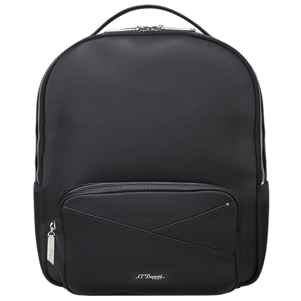 S.T. DUPONT NEOCAPSULE ΣΑΚΙΔΙΟ ΠΛΑΤΗΣ ΔΕΡΜΑΤΙΝΟ ΜΑΥΡΟ