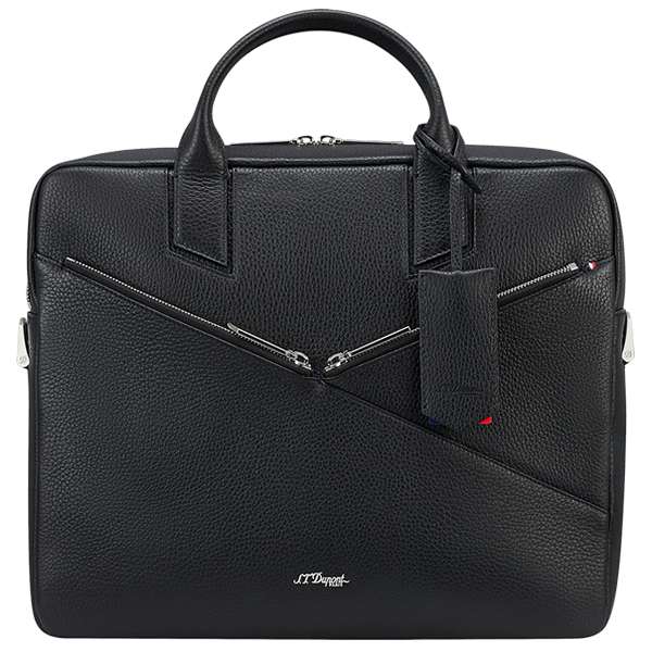 S.T. DUPONT NEOCAPSULE ΧΑΡΤΟΦΥΛΑΚΑΣ ΔΕΡΜΑΤΙΝΟΣ ΜΑΥΡΟΣ