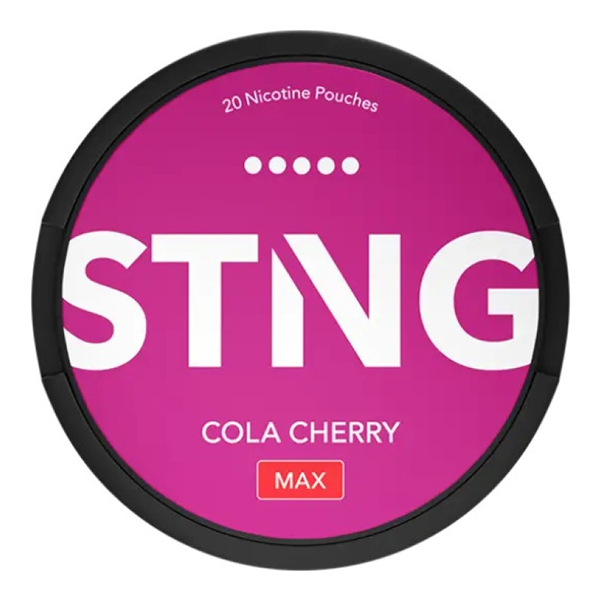 STNG COLA CHERRY MAX NICOTINE POUNCHES 27,5mg STNG COLA CHERRY MAX NICOTINE POUNCHES 27,5mg