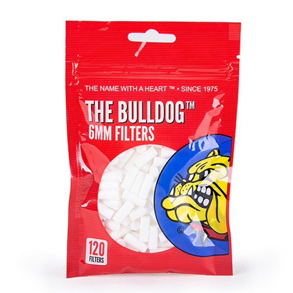ΦΙΛΤΡΑ THE BULLDOG ΚΟΚΚΙΝΟ 6ΜΜ 120ΤΕΜ