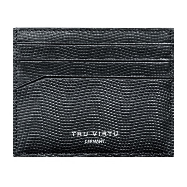 ΠΟΡΤΟΦΟΛΙ TRU VIRTU SOFT LIZARD BLACK