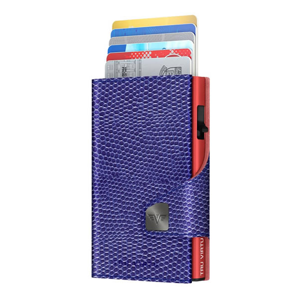 ΠΟΡΤΟΦΟΛΙ TRU VIRTU CLICK & SLIDE IGUANA GLOSSY VIOLET