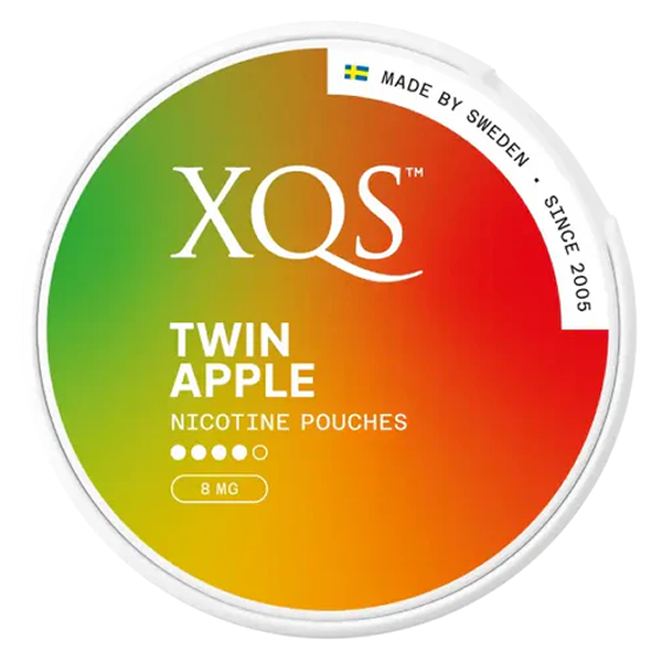 XQS TWIN APPLE NICOTINE POUNCHES STRONG 8mg XQS TWIN APPLE NICOTINE POUNCHES STRONG 8mg