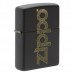 ΑΝΑΠΤΗΡΑΣ ZIPPO BLACK MATTE ZIPPO LOGO
