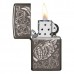ΑΝΑΠΤΗΡΑΣ ZIPPO BLACK ICE® FLAME & WING DESIGN