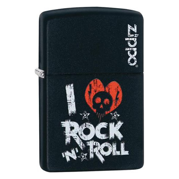 ΑΝΑΠΤΗΡΑΣ ZIPPO BLACK "I LOVE ROCK N' ROLL"