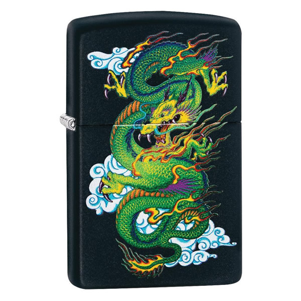 ΑΝΑΠΤΗΡΑΣ ZIPPO BLACK MATTE DRAGON