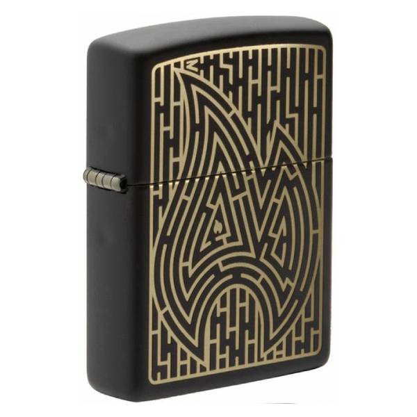 ΑΝΑΠΤΗΡΑΣ ZIPPO BLACK MATTE MAZE