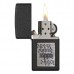 ΑΝΑΠΤΗΡΑΣ ZIPPO BLACK CRACKLE GOLD ZIPPO LOGO
