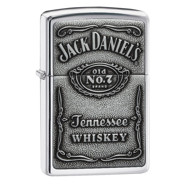 ΑΝΑΠΤΗΡΑΣ ZIPPO JACK DANIEL'S® TENESSEE WHISKEY EMBLEM ΑΣΗΜΙ