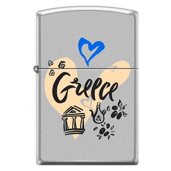 ΑΝΑΠΤΗΡΑΣ ZIPPO GREECE WITH HEART
