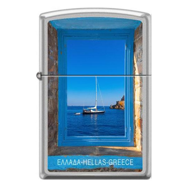 ΑΝΑΠΤΗΡΑΣ ZIPPO SAILBOAT IN WINDOW