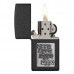 ΑΝΑΠΤΗΡΑΣ ZIPPO BLACK CRACKLE SILVER ZIPPO LOGO