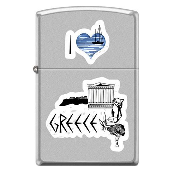 ΑΝΑΠΤΗΡΑΣ ZIPPO "I LOVE GREECE"