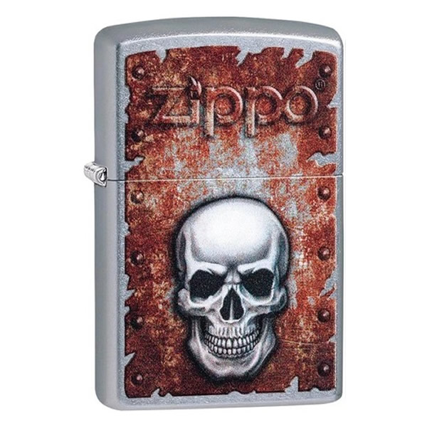 ΑΝΑΠΤΗΡΑΣ ZIPPO RUSTED SKULL DESIGN