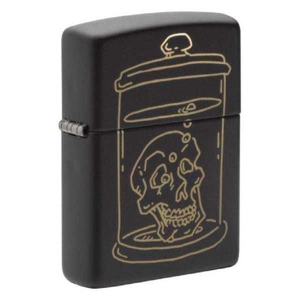 ΑΝΑΠΤΗΡΑΣ ZIPPO BLACK MATTE SKULL