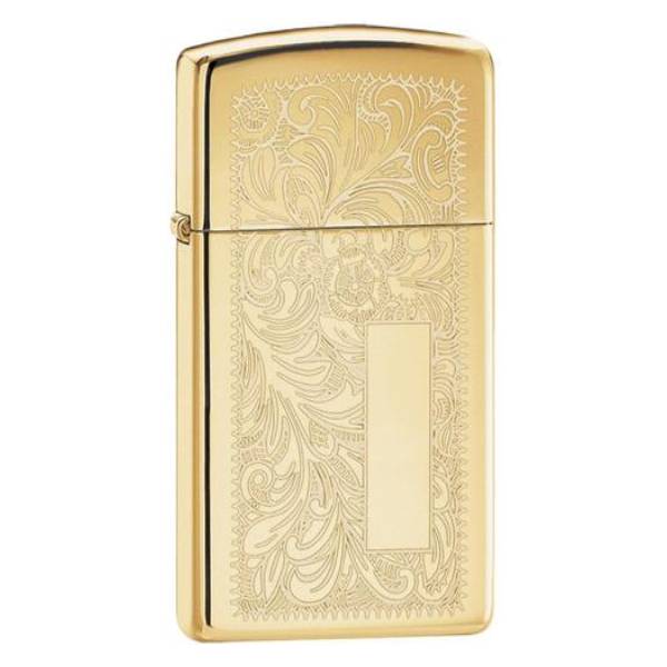 ΑΝΑΠΤΗΡΑΣ ZIPPO SLIM® VENETIAN ΧΡΥΣΟΣ