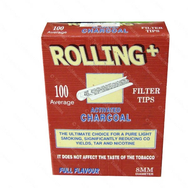 ΦΙΛΤΡΑ ROLLING ΑΝΘΡΑΚΑ 8ΜΜ 100ΤΕΜ