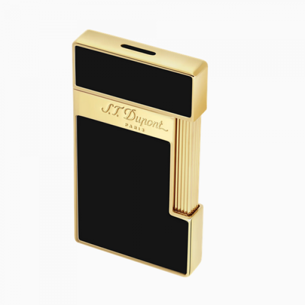 ΑΝΑΠΤΗΡΑΣ S.T. DUPONT SLIMMY LACQUER BLACK GOLD