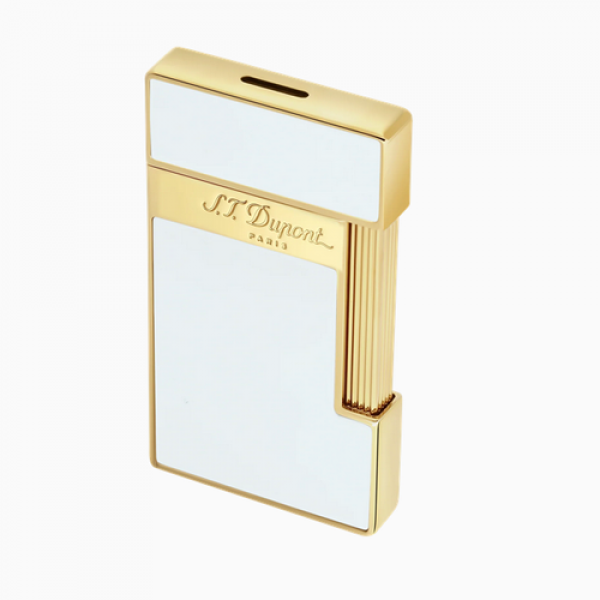 ΑΝΑΠΤΗΡΑΣ S.T. DUPONT SLIMMY LACQUER WHITE GOLD