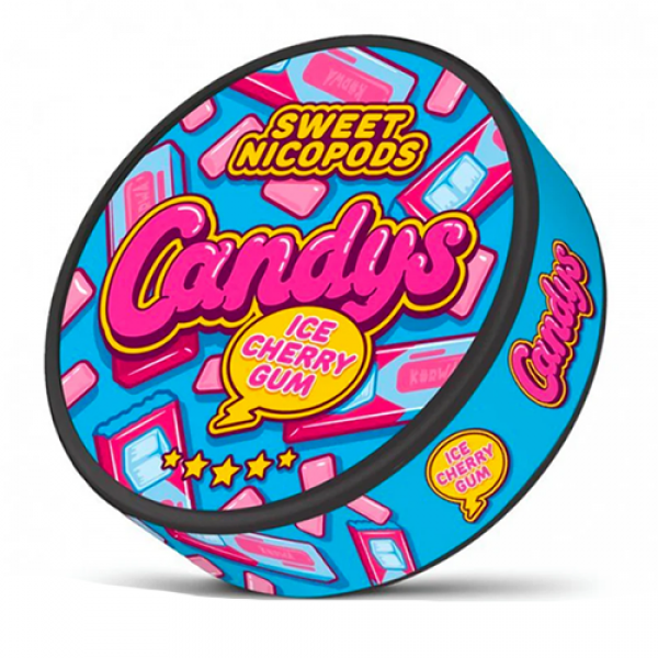 KURWA CANDYS ICE CHERRY GUM NICOTINE POUCHES