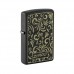 ΑΝΑΠΤΗΡΑΣ ZIPPO BLACK MATTE GOLDEN FLORAR DESIGN