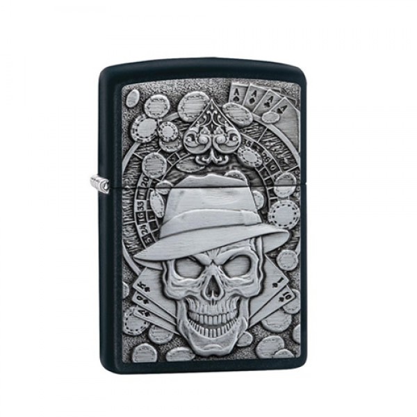 ΑΝΑΠΤΗΡΑΣ ZIPPO GAMBLING SKULL
