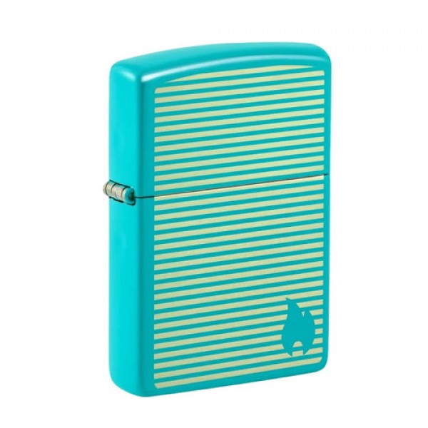 ΑΝΑΠΤΗΡΑΣ ZIPPO FLAT TURQUOISE DESIGN