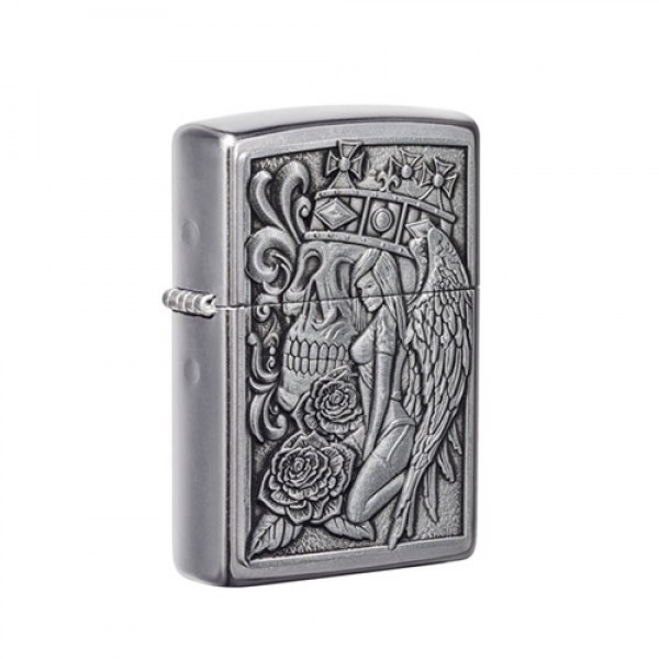 ΑΝΑΠΤΗΡΑΣ ZIPPO SKULL & ANGEL EMBLEM